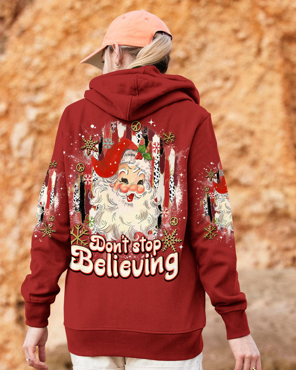 DON'T STOP BELIEVING CHRISTMAS ALL OVER PRINT - TLNO1611243
