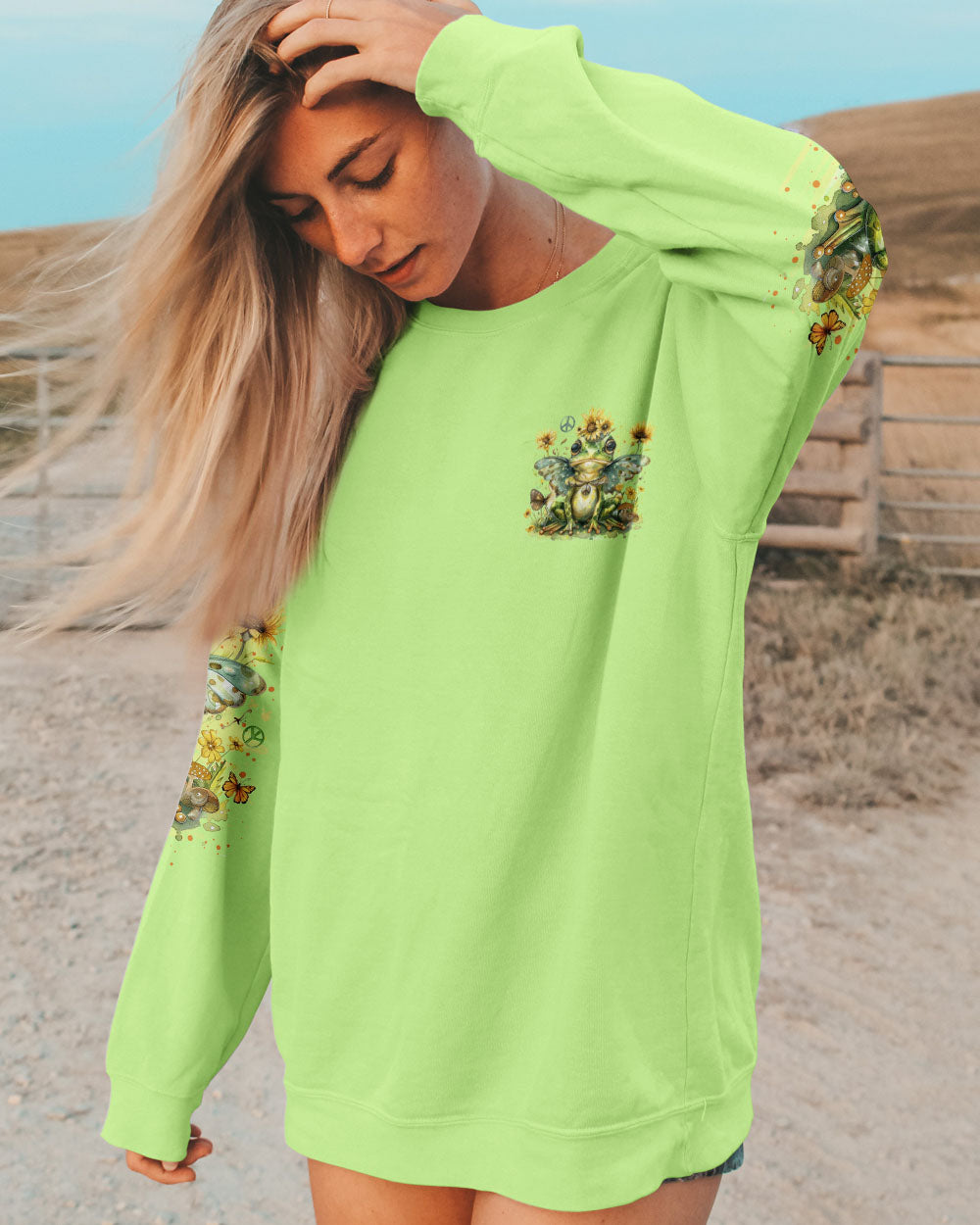 YOU MAY SAY I'M A DREAMER FROG ALL OVER PRINT - TLNO1705242