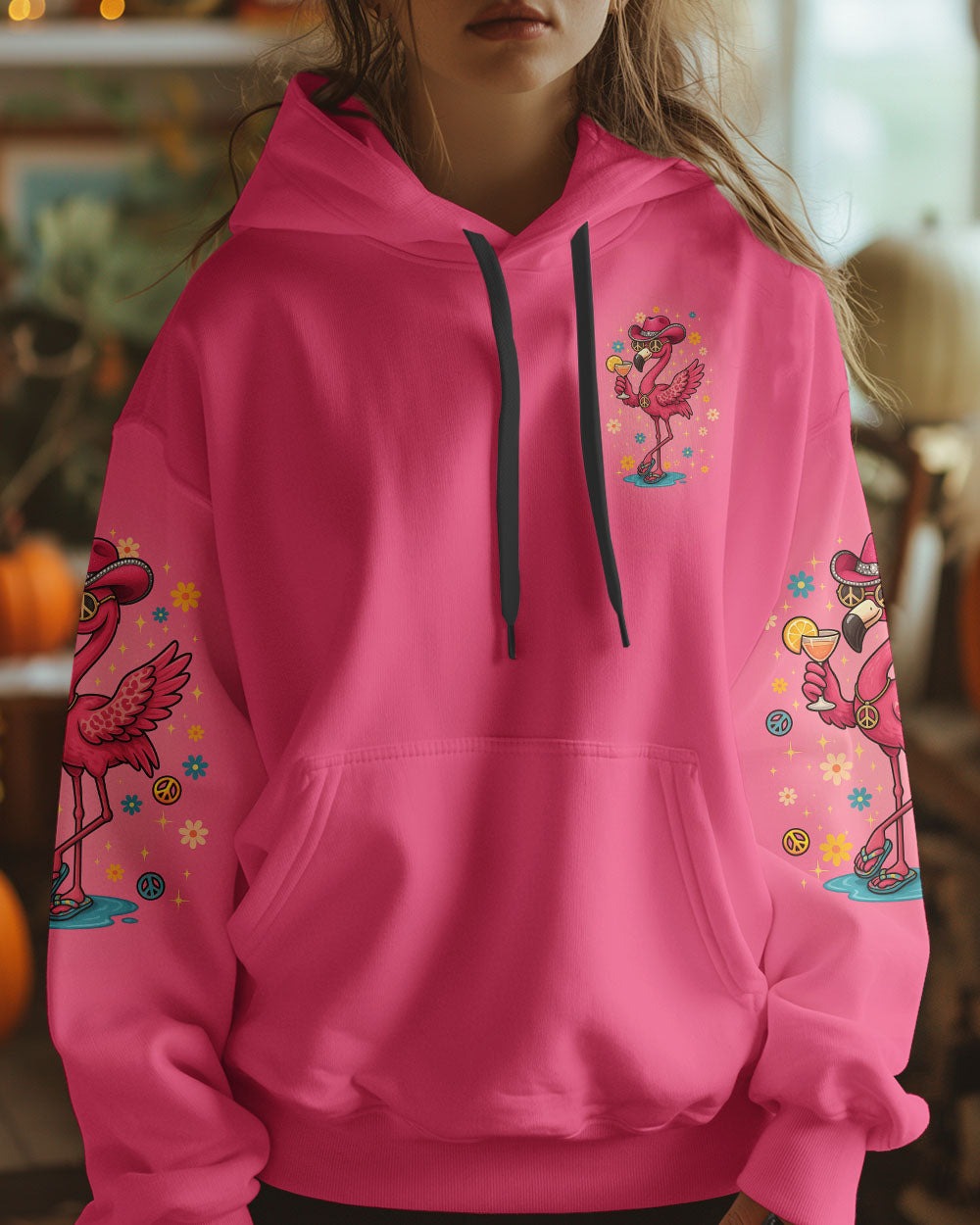 PRETTY IN PINK FLAMINGO ALL OVER PRINT - TLNO1705251
