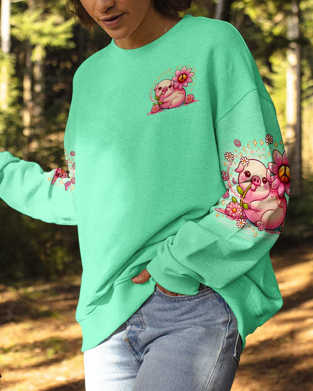 GETTIN' PIGGY WITH IT PIG ALL OVER PRINT - TLNO1707252