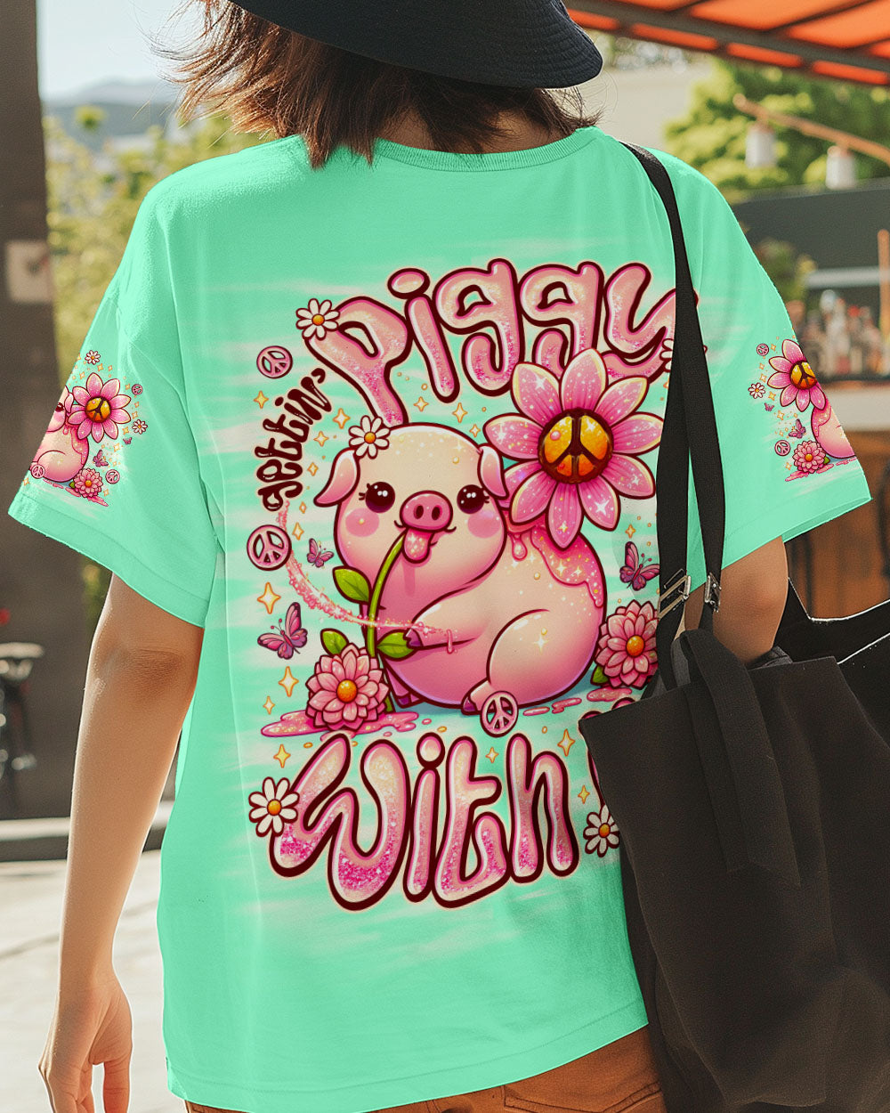 GETTIN' PIGGY WITH IT PIG ALL OVER PRINT - TLNO1707252
