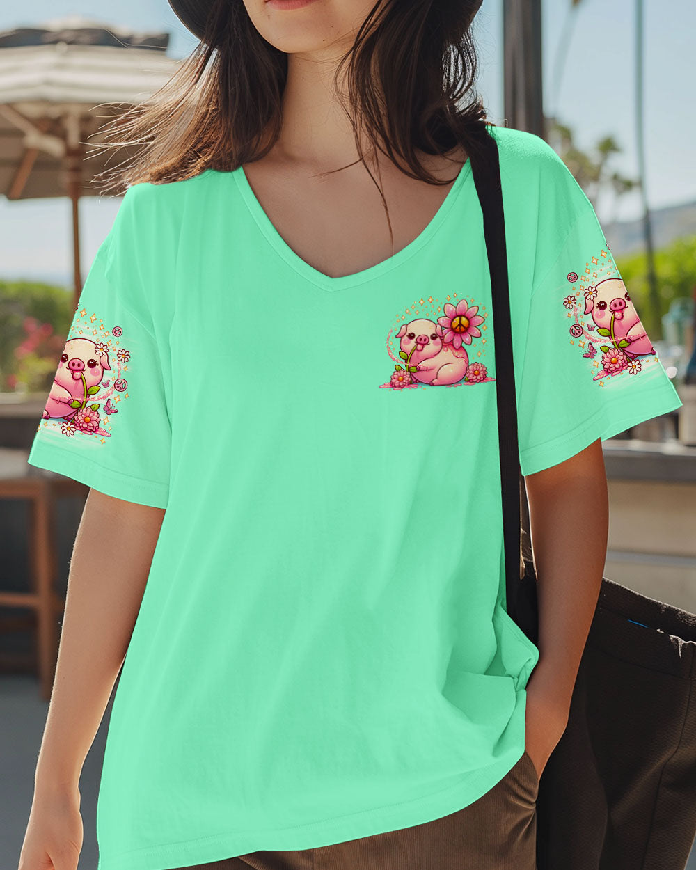 GETTIN' PIGGY WITH IT PIG ALL OVER PRINT - TLNO1707252