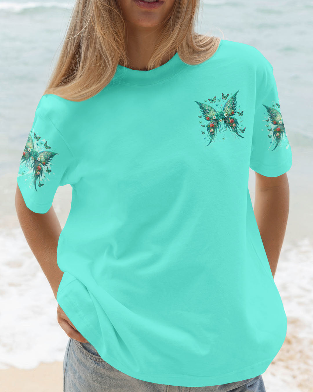 I BELIEVE THERE ARE ANGELS AMONG US WINGS ALL OVER PRINT - TLNO1812231