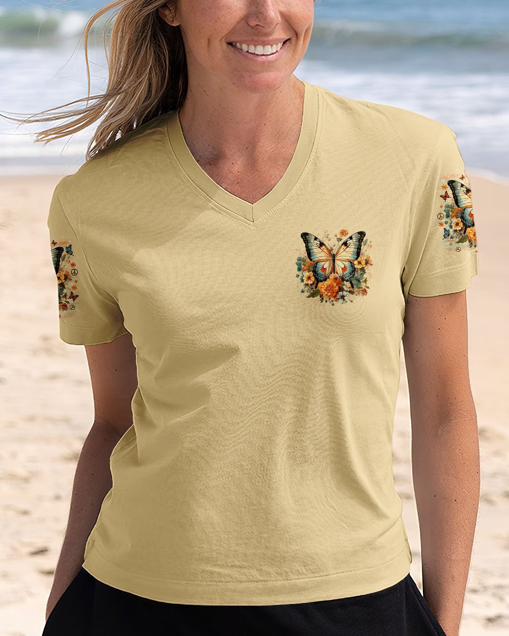 JUST BREATHE BUTTERFLY  ALL OVER PRINT - TLNO1903253