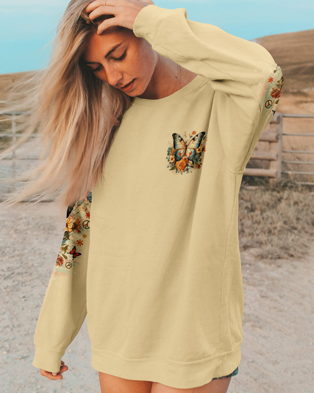 JUST BREATHE BUTTERFLY  ALL OVER PRINT - TLNO1903253