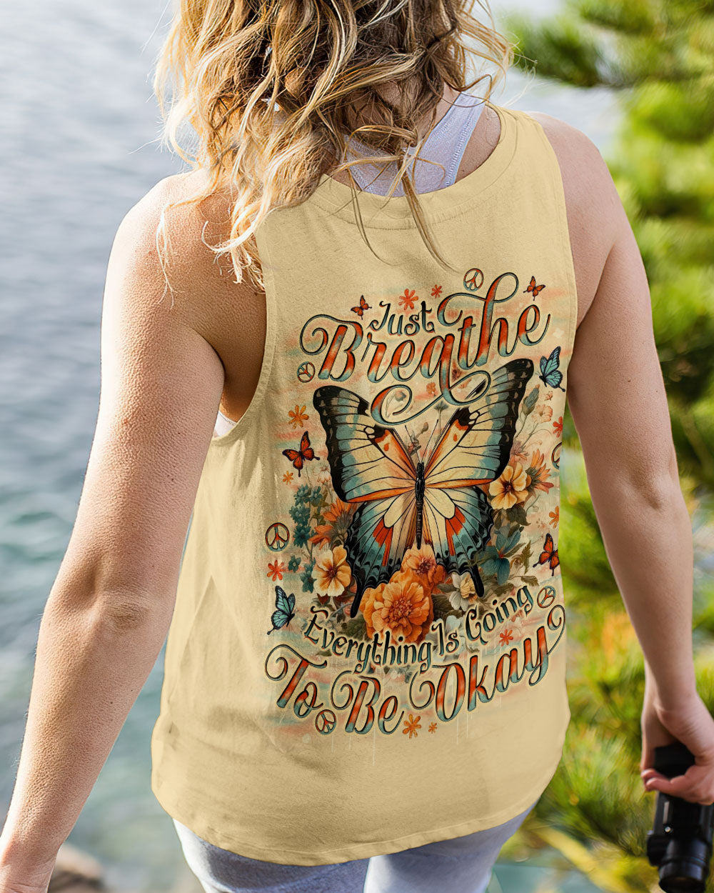 JUST BREATHE BUTTERFLY  ALL OVER PRINT - TLNO1903253