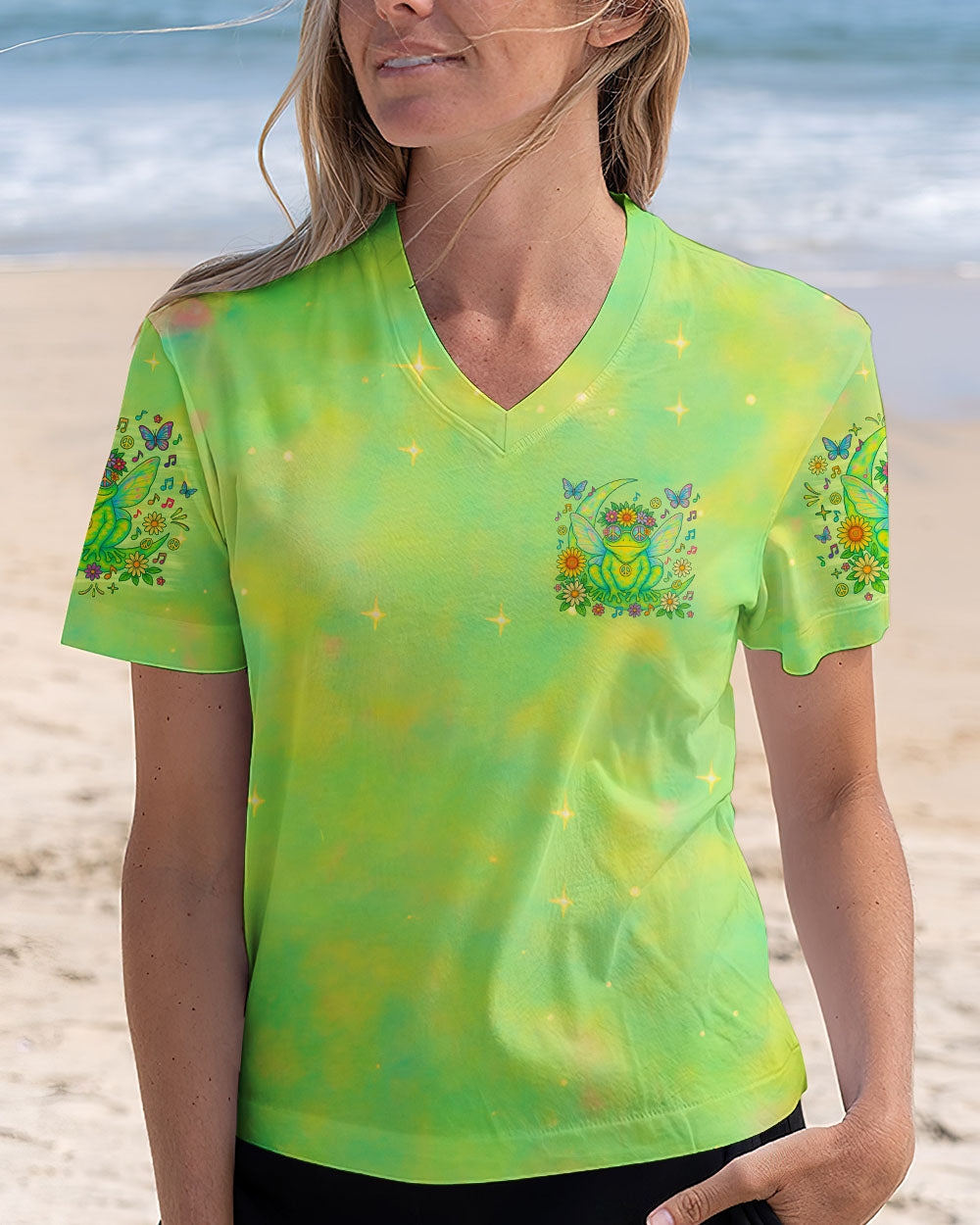 I BELIEVE THERE ARE ANGELS AMONG US FROG ALL OVER PRINT - TLNO1906252