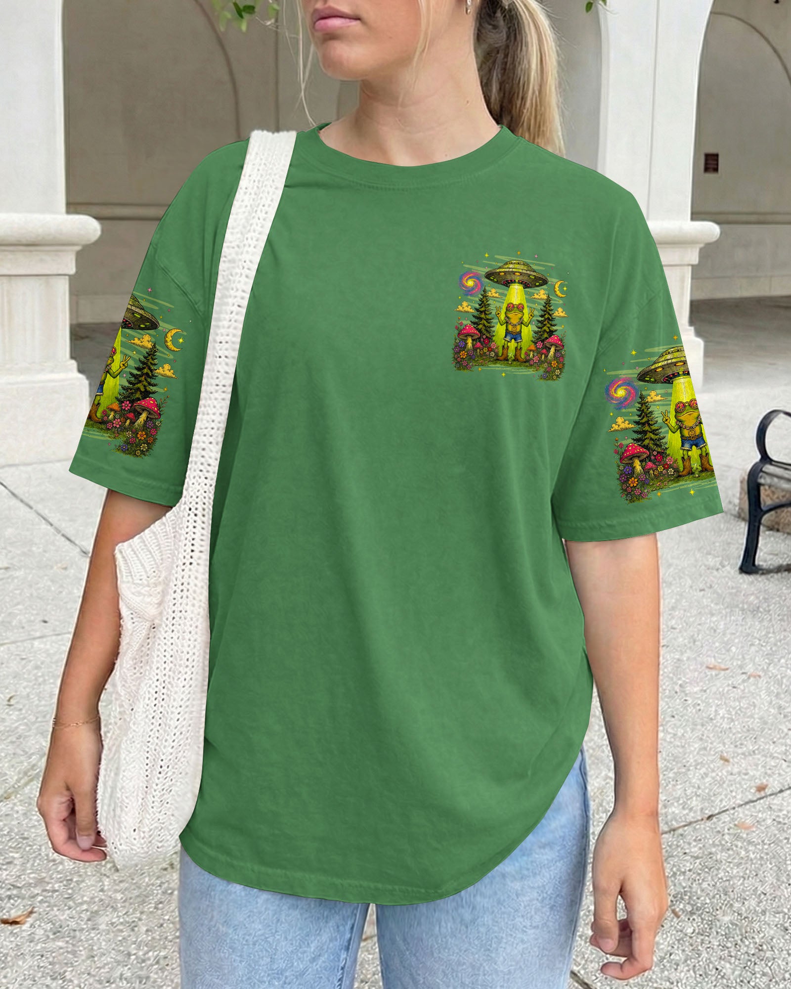 GOTTA GO VIBES ARE OFF FROG ALL OVER PRINT - TLNO1906262