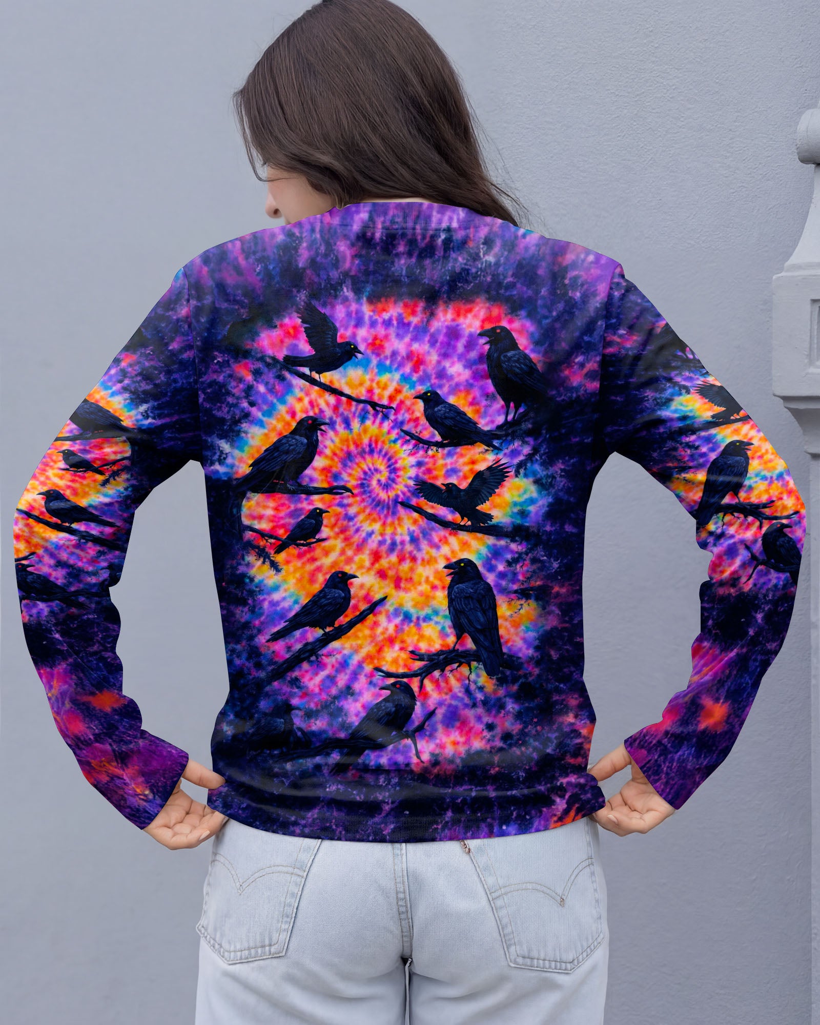 RAVEN IN THE DARK SWIRL ALL OVER PRINT - TLNO2101261