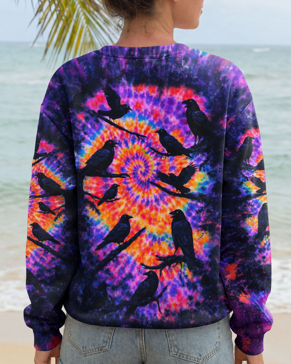 RAVEN IN THE DARK SWIRL ALL OVER PRINT - TLNO2101261