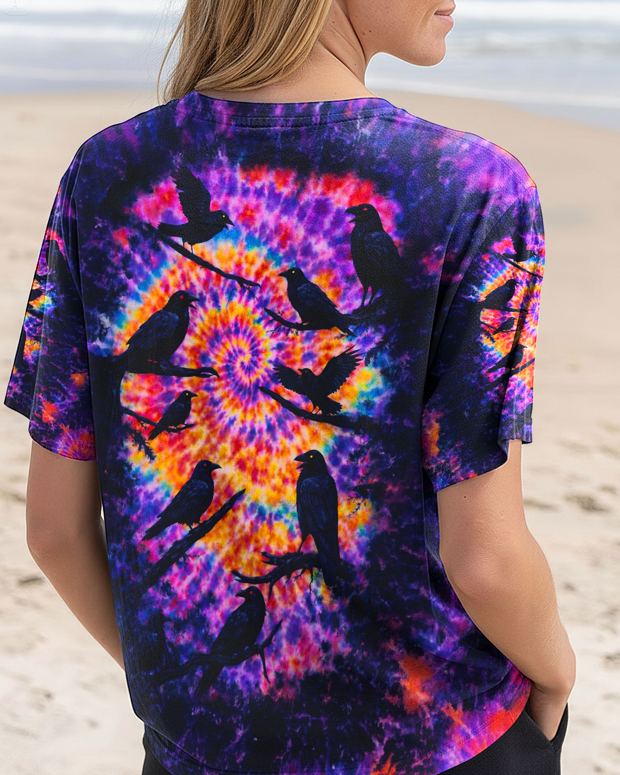RAVEN IN THE DARK SWIRL ALL OVER PRINT - TLNO2101261