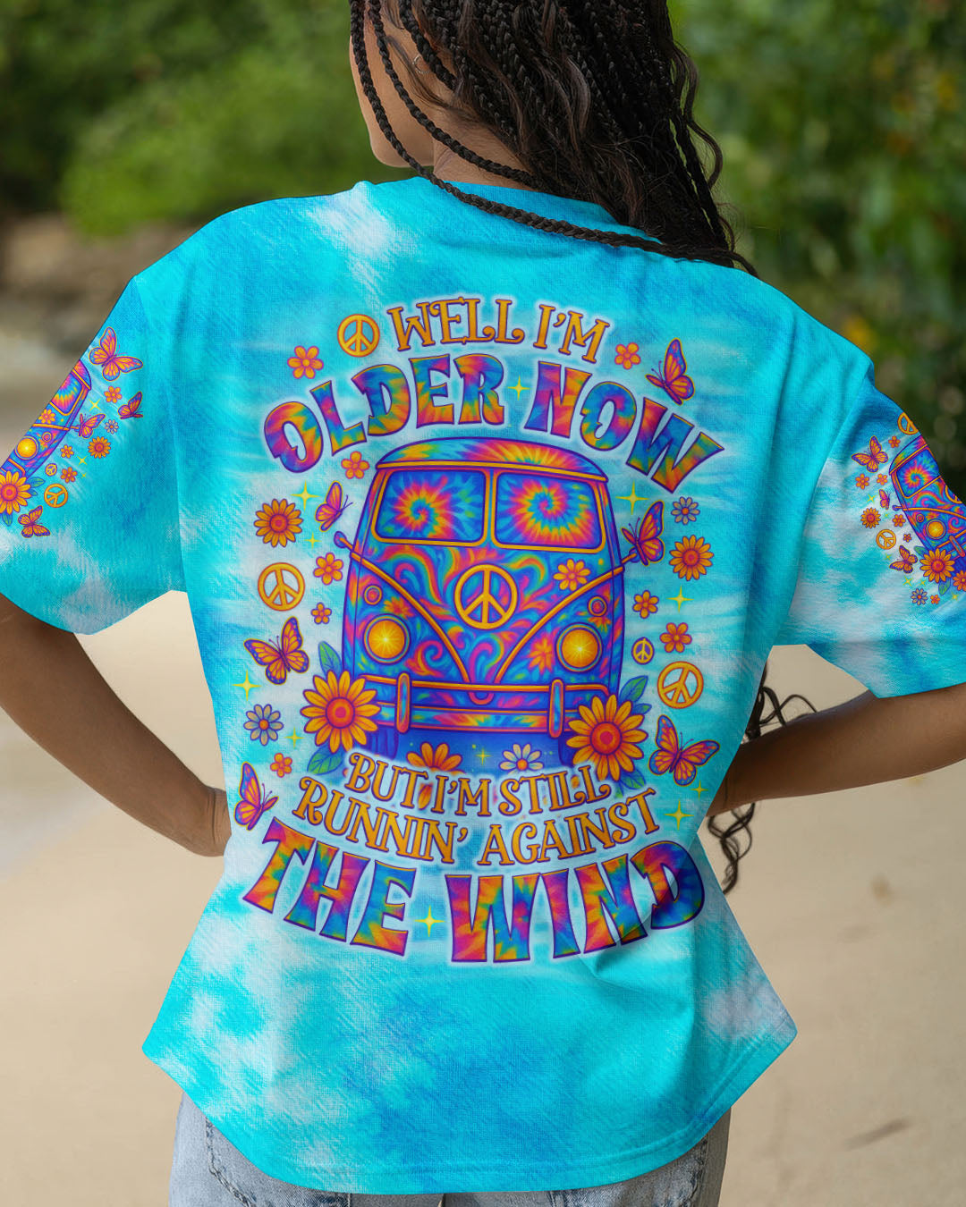 RUNNING AGAINST THE WIND BUS TIE DYE ALL OVER PRINT - TLNO2105251