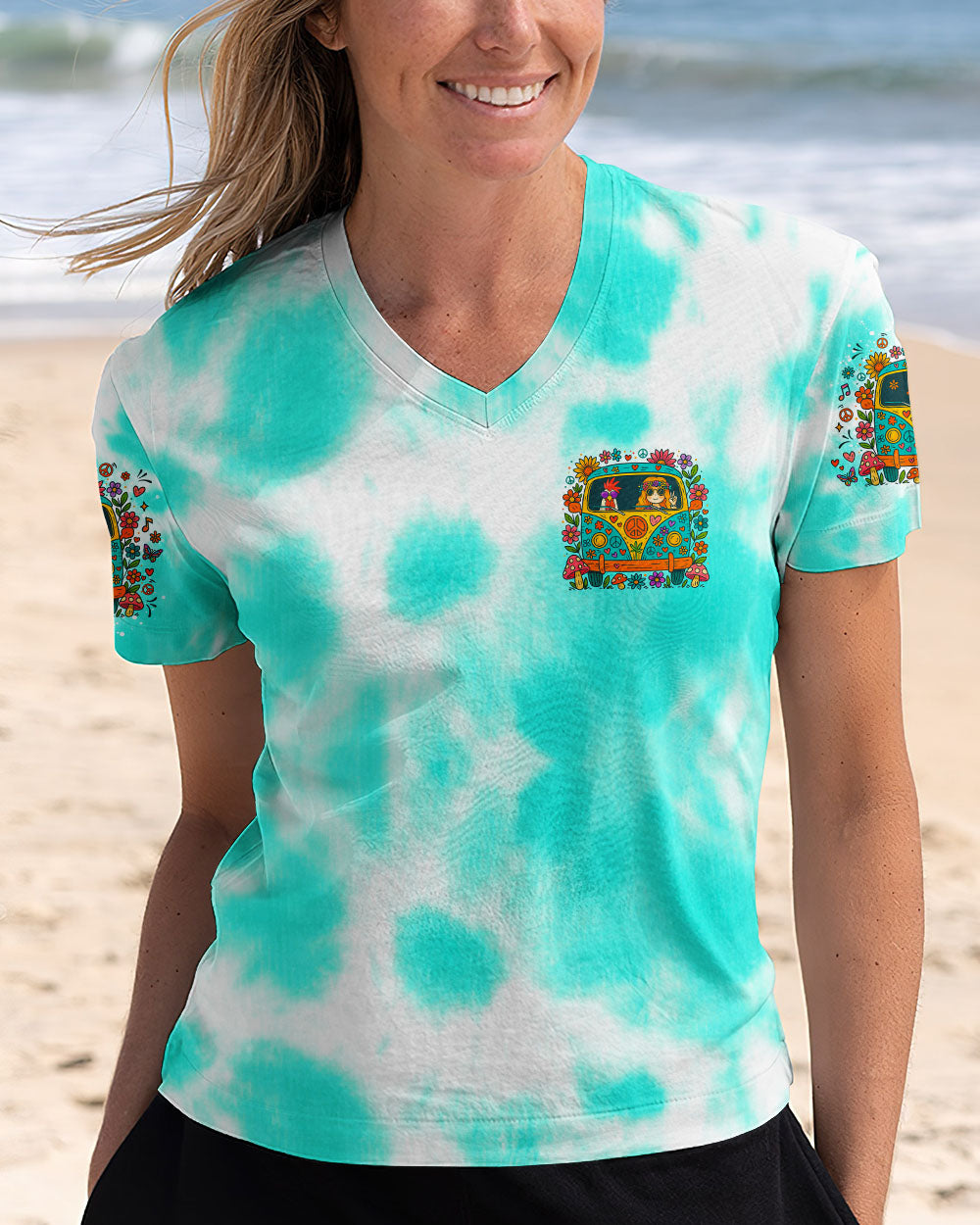 RUNNING AGAINST THE WIND BUS TIE DYE ALL OVER PRINT - TLNO2107253