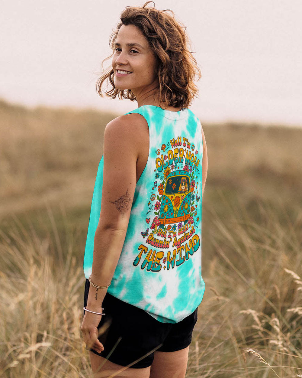 RUNNING AGAINST THE WIND BUS TIE DYE ALL OVER PRINT - TLNO2107253