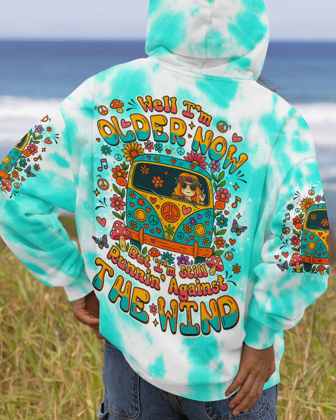 RUNNING AGAINST THE WIND BUS TIE DYE ALL OVER PRINT - TLNO2107253