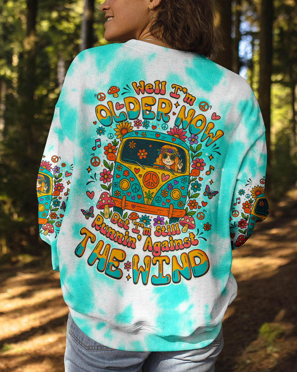 RUNNING AGAINST THE WIND BUS TIE DYE ALL OVER PRINT - TLNO2107253