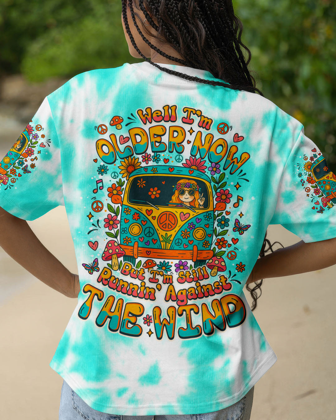 RUNNING AGAINST THE WIND BUS TIE DYE ALL OVER PRINT - TLNO2107253