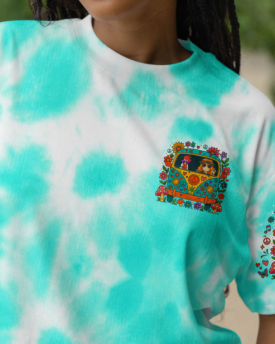 RUNNING AGAINST THE WIND BUS TIE DYE ALL OVER PRINT - TLNO2107253