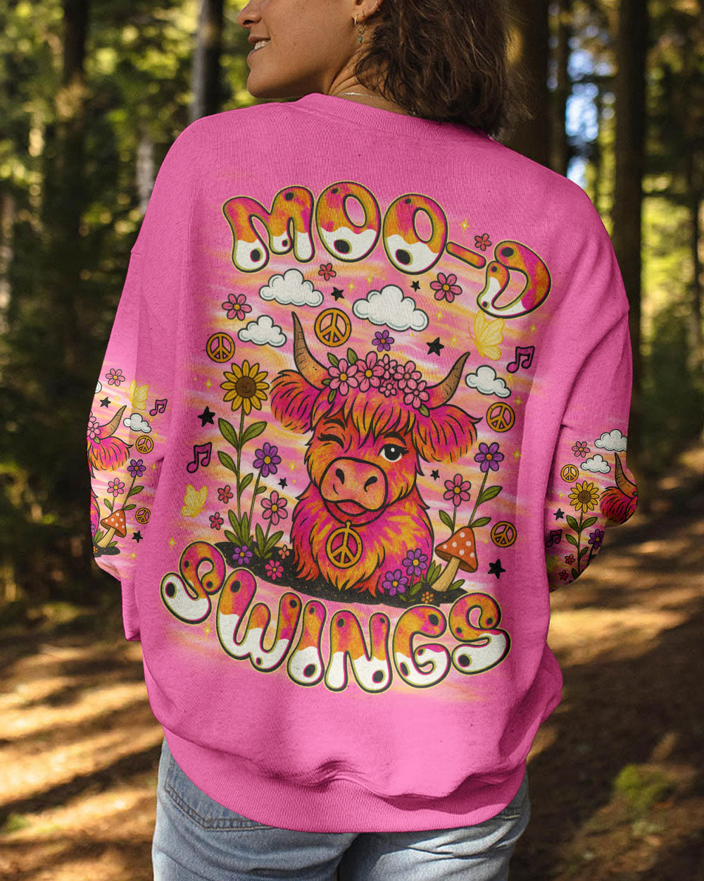 MOOD SWINGS COW TIE DYE ALL OVER PRINT - TLNO2307251