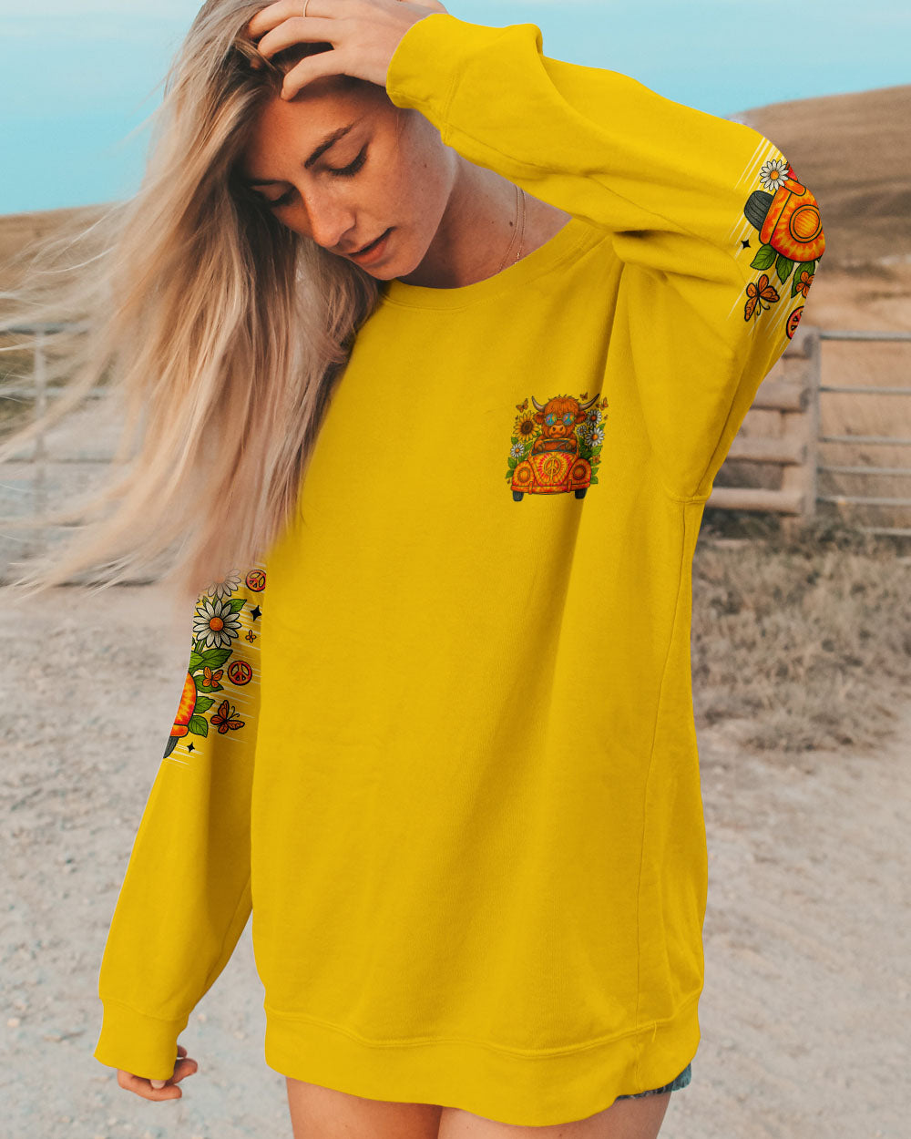 DON'T LOOK BACK COW ALL OVER PRINT - TLNO2409252