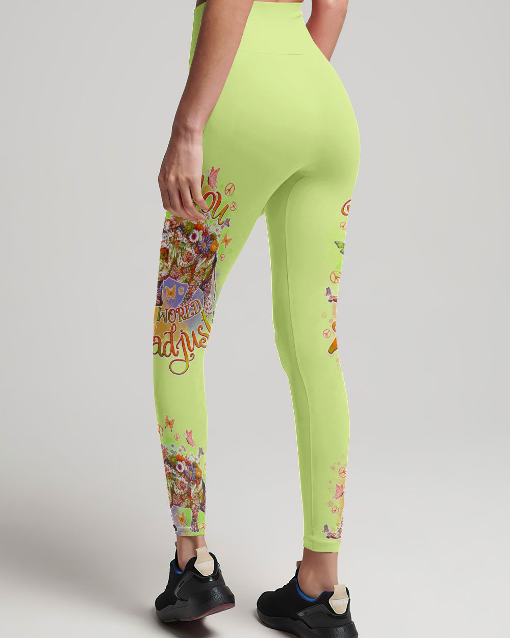 BE YOU THE WORLD WILL ADJUST ELEPHANT ALL OVER PRINT - TLNO2508231