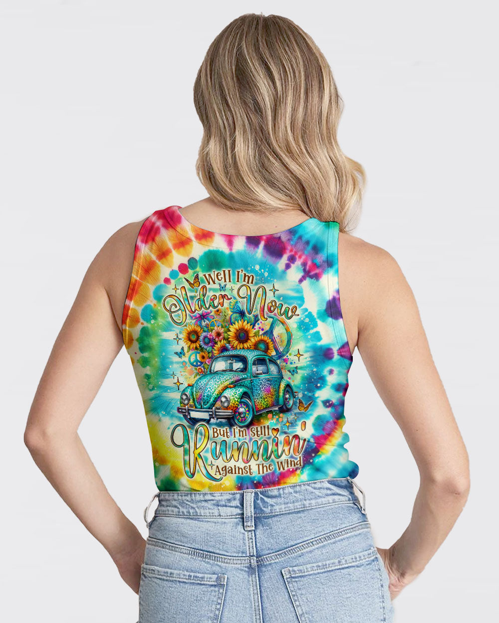 RUNNING AGAINST THE WIND TIE DYE LEOPARD ALL OVER PRINT - TLNO2601241