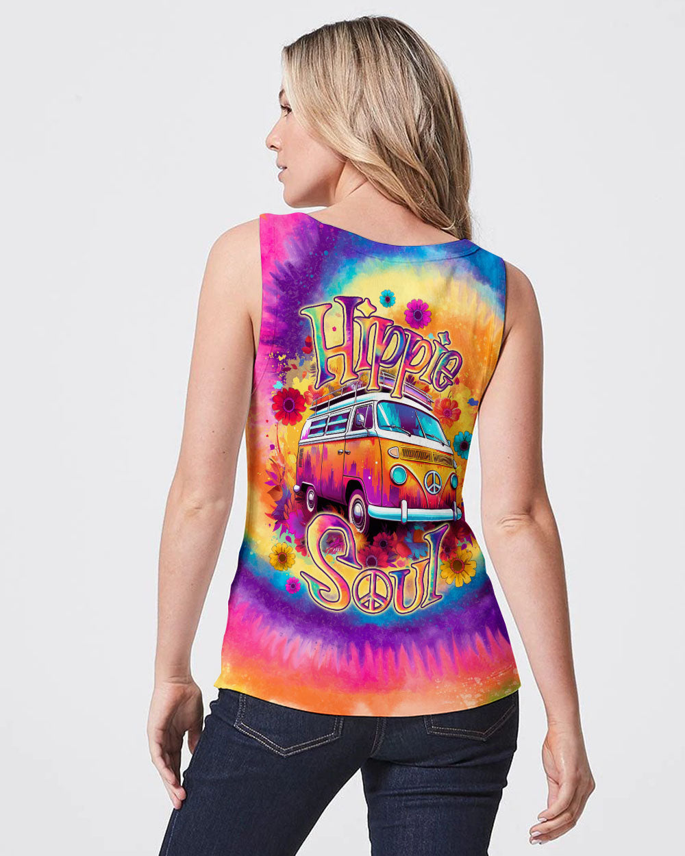 HIPPIE SOUL TIE DYE ALL OVER PRINT - TLNO2607231