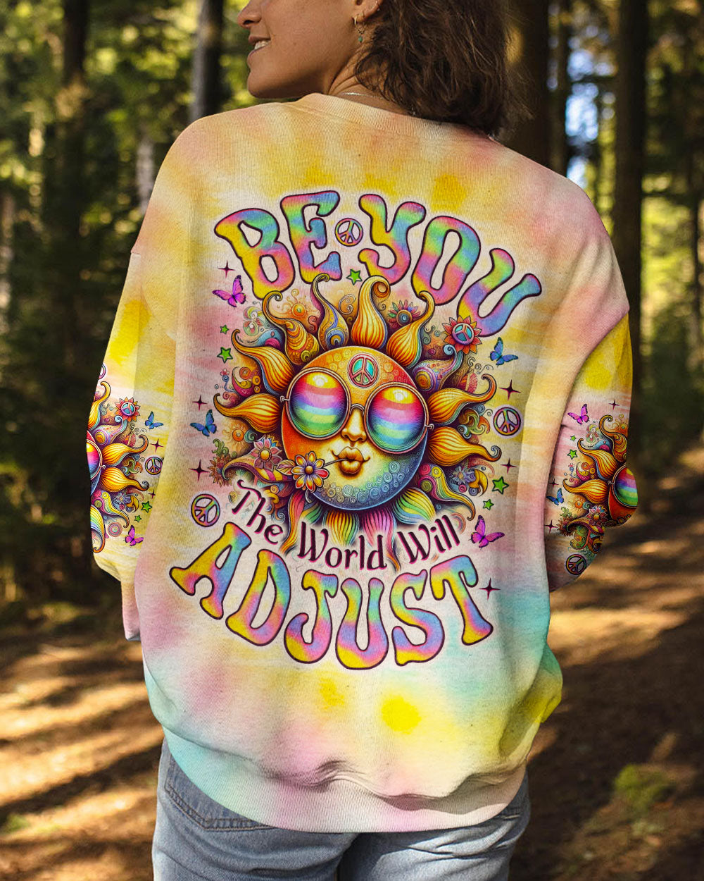 BE YOU THE WORLD WILL ADJUST SUN ALL OVER PRINT - TLNO2705251