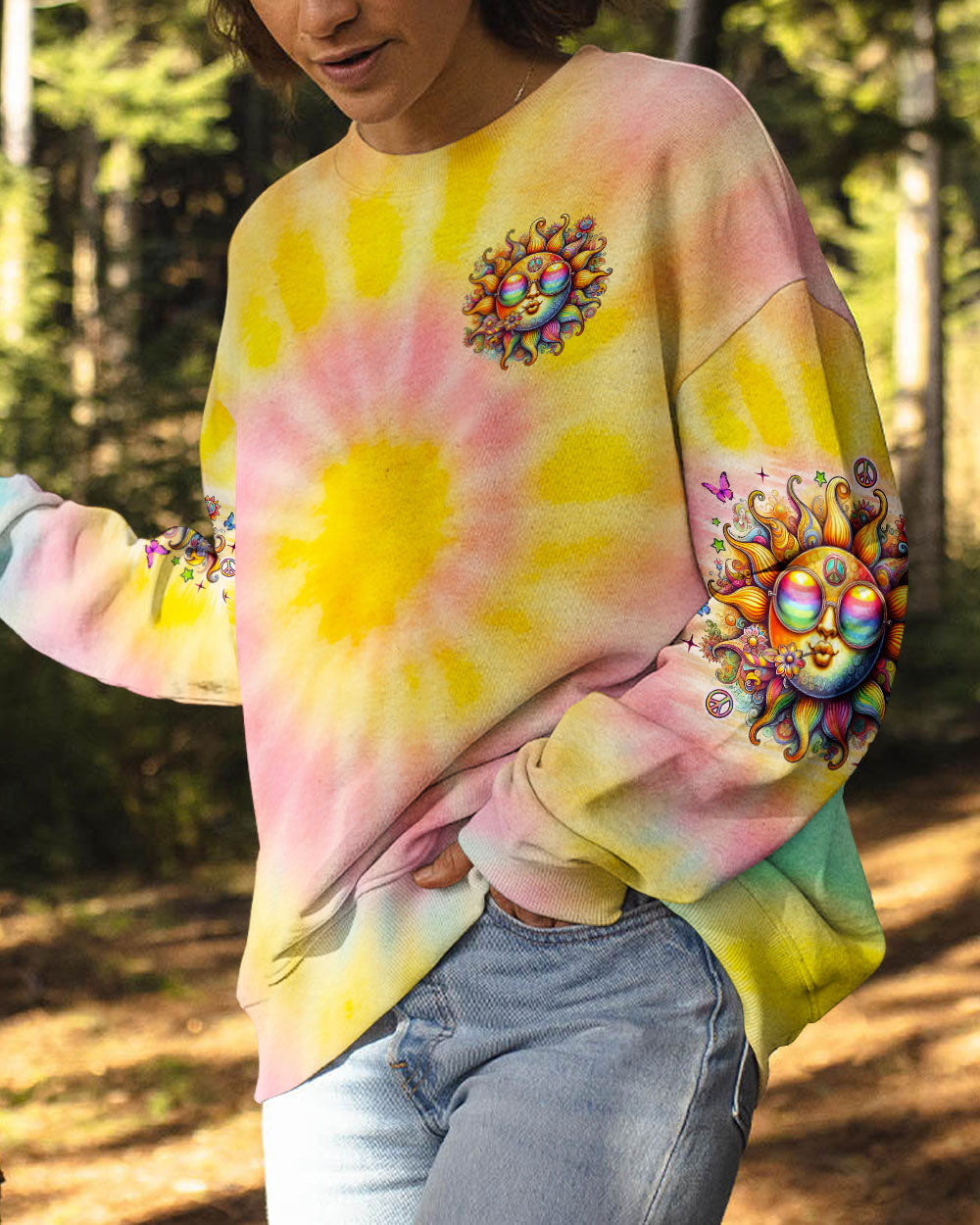 BE YOU THE WORLD WILL ADJUST SUN ALL OVER PRINT - TLNO2705251