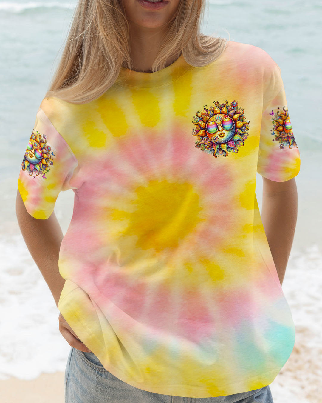 BE YOU THE WORLD WILL ADJUST SUN ALL OVER PRINT - TLNO2705251