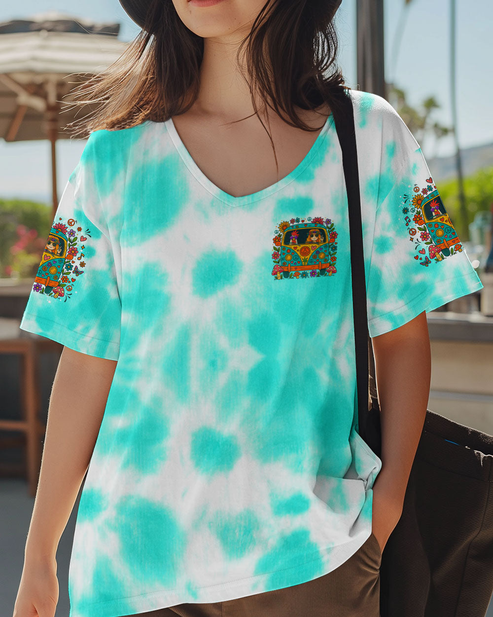 HAPPINESS BUS TIE DYE ALL OVER PRINT - TLNO2706253