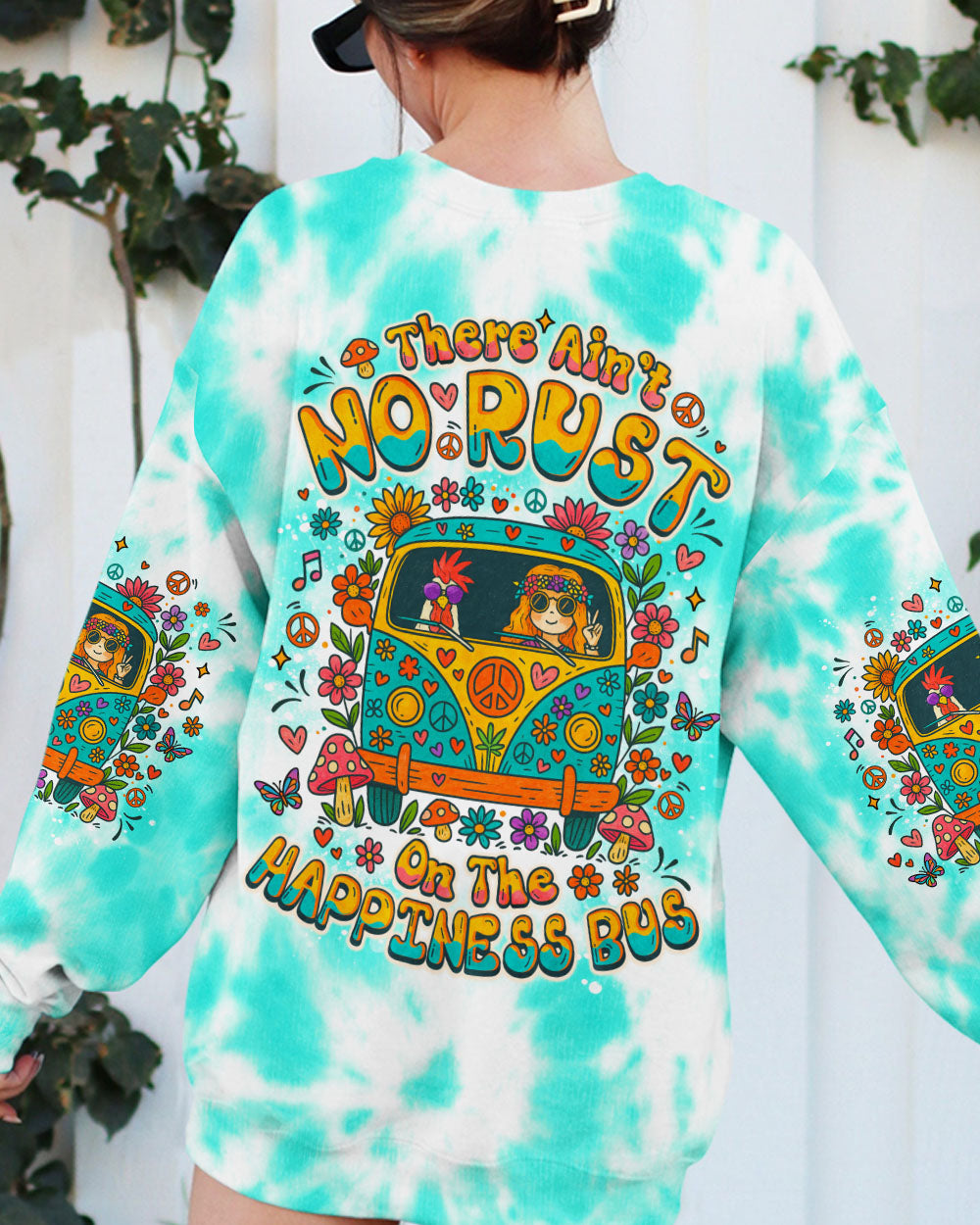 HAPPINESS BUS TIE DYE ALL OVER PRINT - TLNO2706253