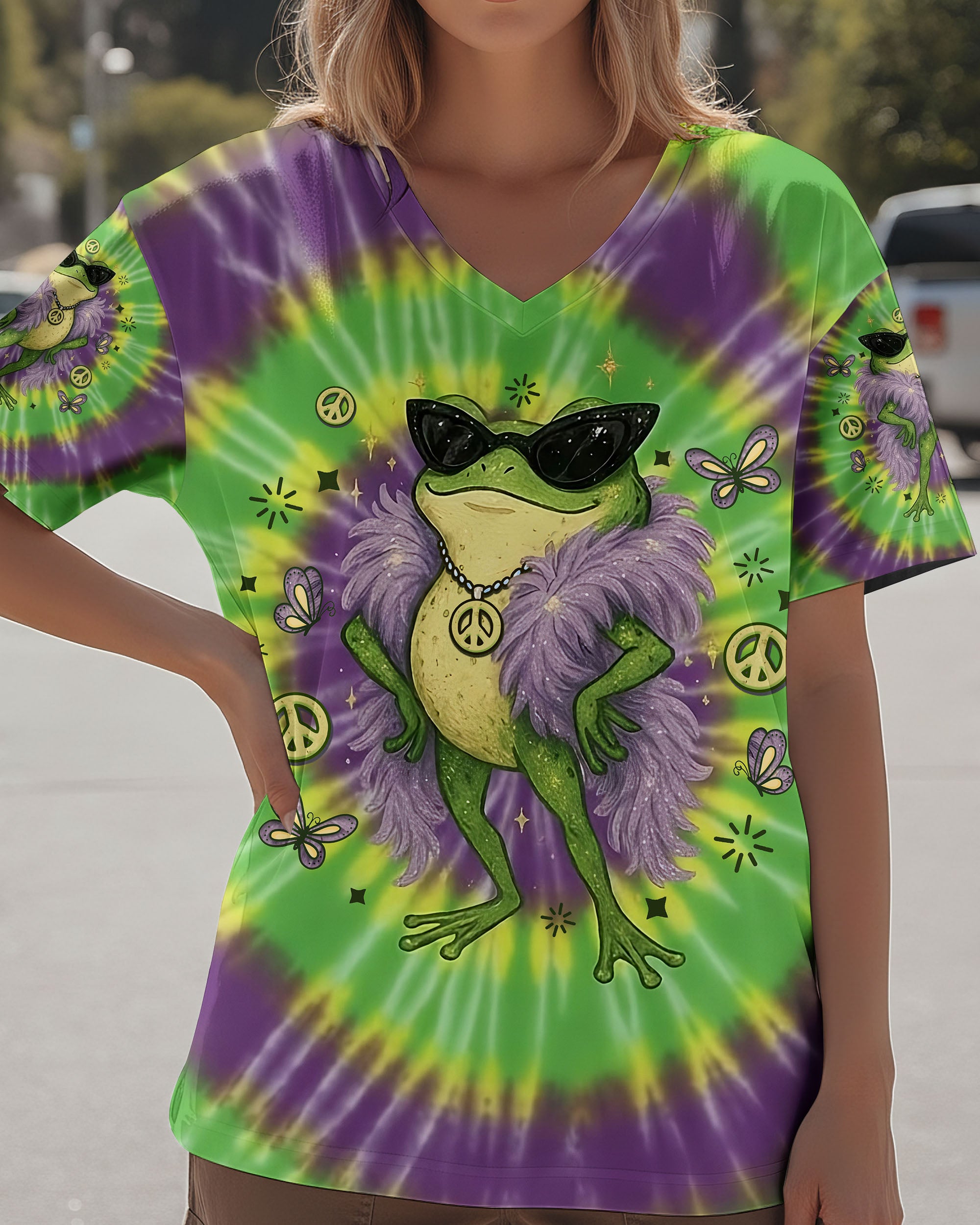 FROG OFF I'M FABULOUS SWIRL ALL OVER PRINT - TLNO2712251