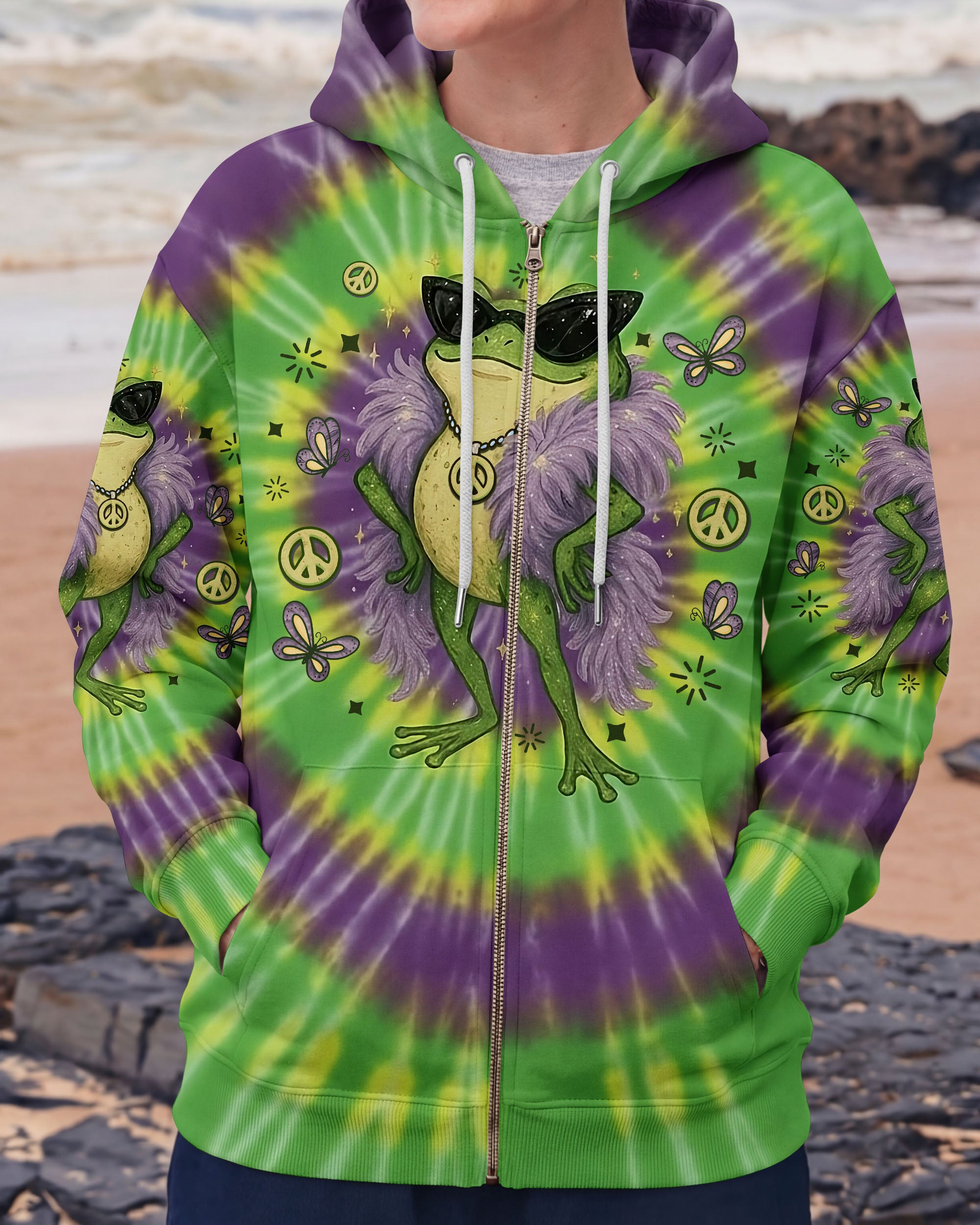 FROG OFF I'M FABULOUS SWIRL ALL OVER PRINT - TLNO2712251