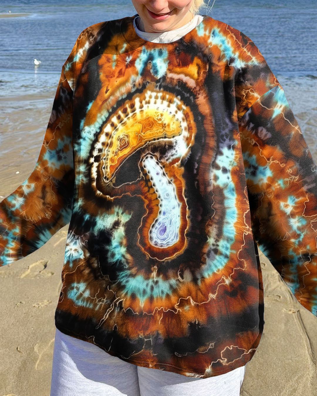MUSHROOM TIE DYE ALL OVER PRINT - TLNO2811251
