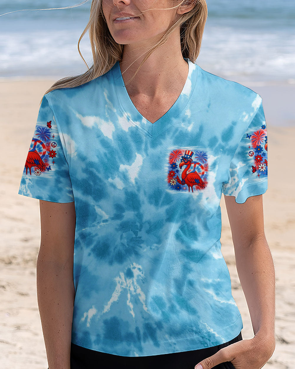BE YOU THE WORLD WILL ADJUST FLAMINGO  ALL OVER PRINT - TLNO2905251