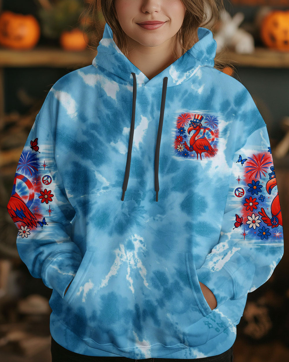 BE YOU THE WORLD WILL ADJUST FLAMINGO  ALL OVER PRINT - TLNO2905251