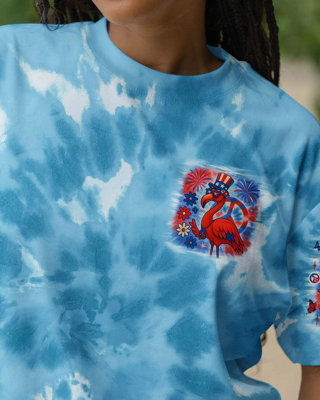 BE YOU THE WORLD WILL ADJUST FLAMINGO  ALL OVER PRINT - TLNO2905251