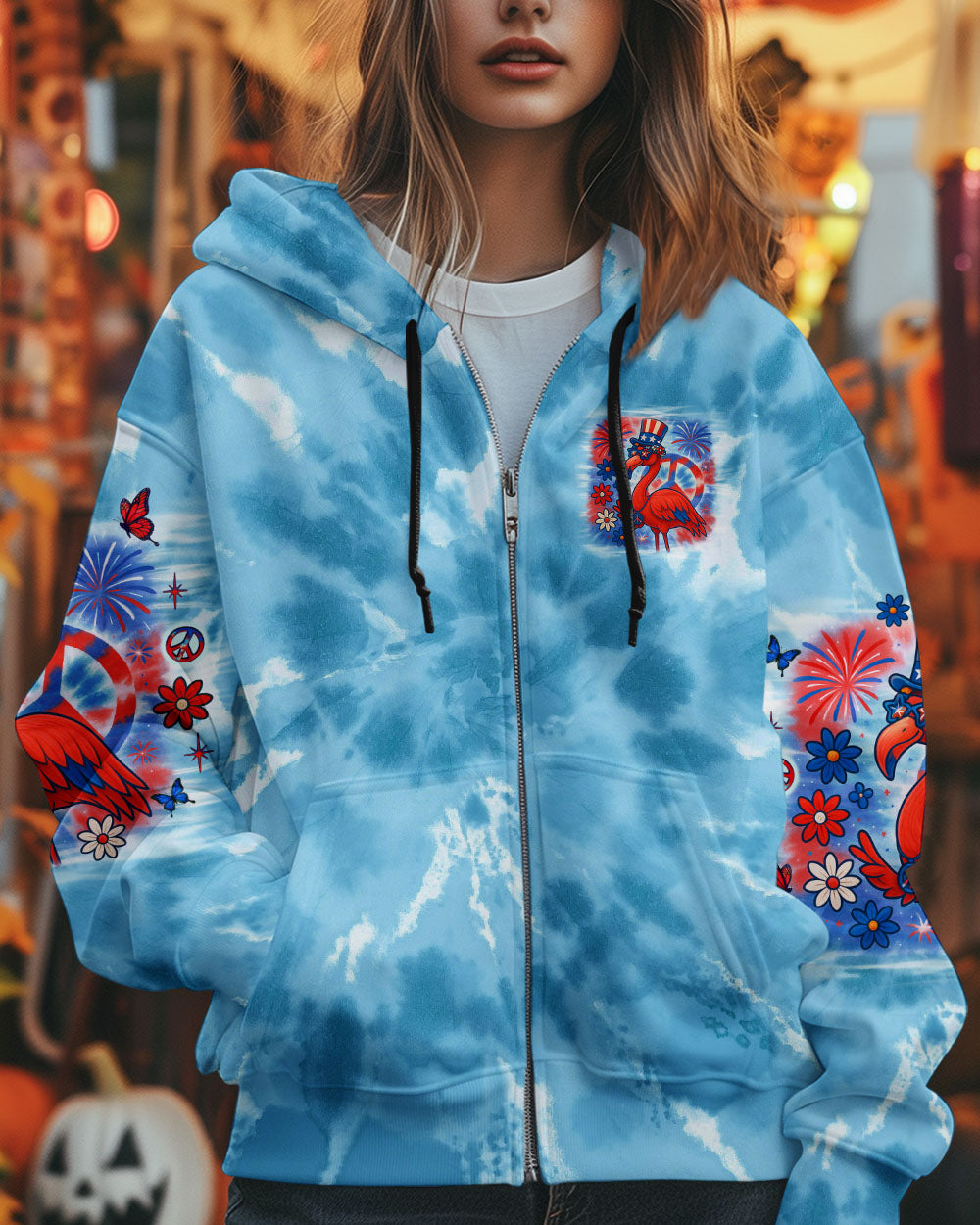 BE YOU THE WORLD WILL ADJUST FLAMINGO  ALL OVER PRINT - TLNO2905251