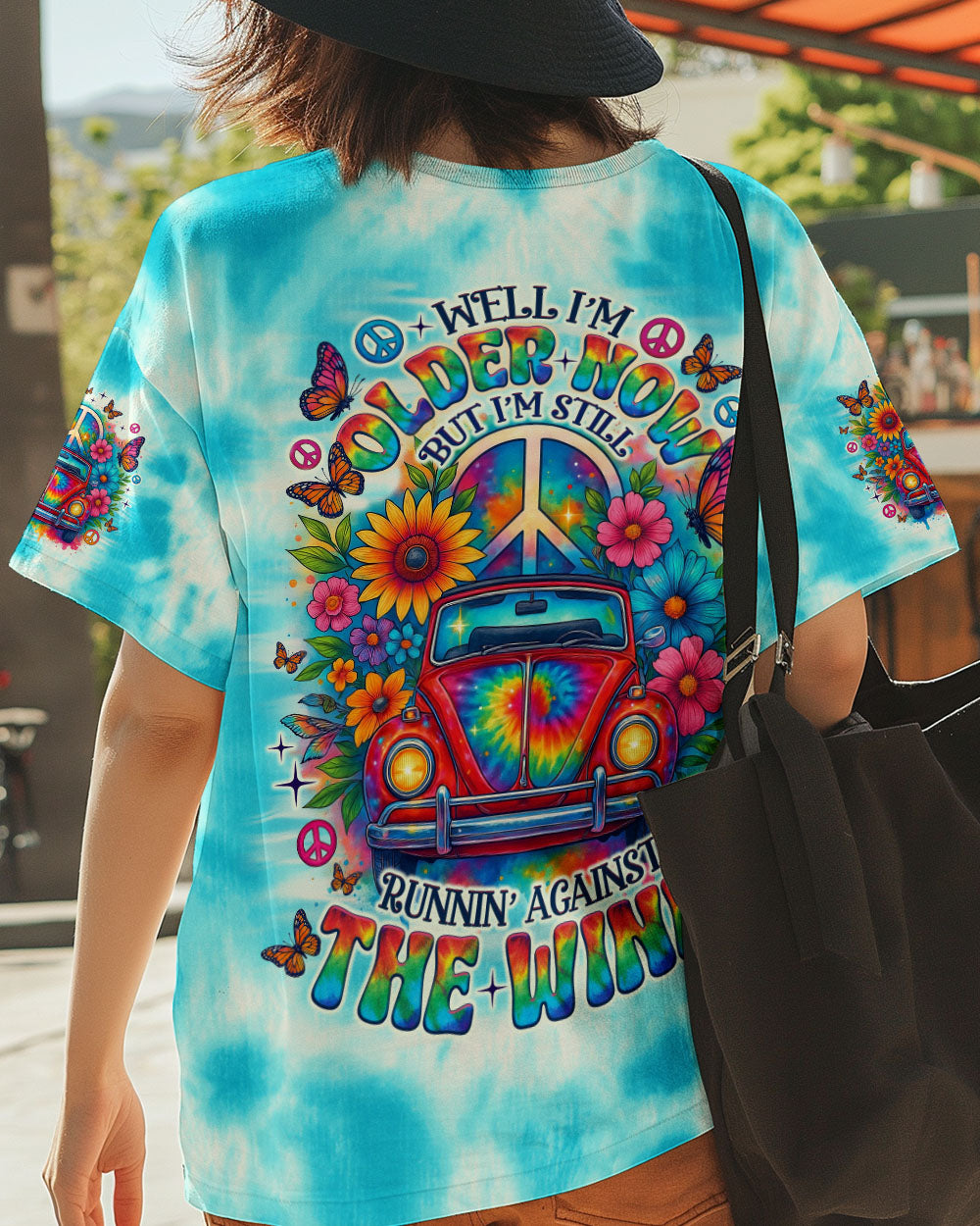 RUNNING AGAINST THE WIND CAR TIE DYE ALL OVER PRINT - TLNO3005251
