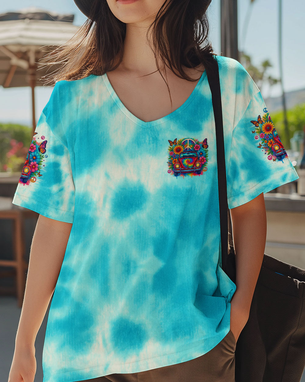 RUNNING AGAINST THE WIND CAR TIE DYE ALL OVER PRINT - TLNO3005251