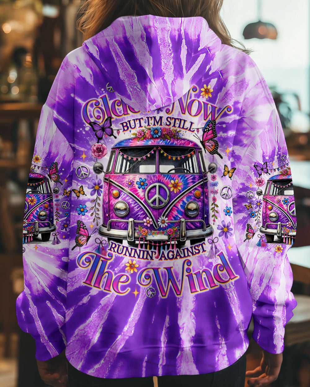 RUNNING AGAINST THE WIND BUS TIE DYE ALL OVER PRINT - TLNO3112242