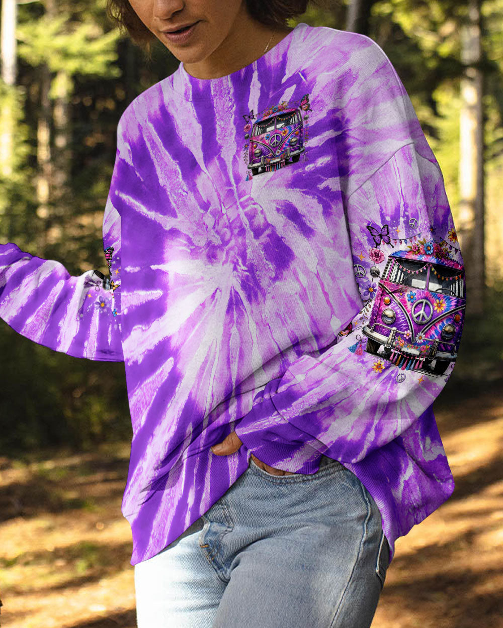 RUNNING AGAINST THE WIND BUS TIE DYE ALL OVER PRINT - TLNO3112242