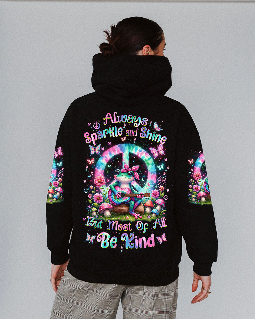 ALWAYS SPARKLE AND SHINE FROG ALL OVER PRINT - TLNO506246