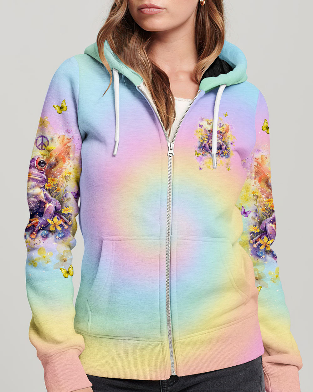 I BELIEVE THERE ARE ANGELS AMONG US FROG WINGS ALL OVER PRINT - TLNT0103244