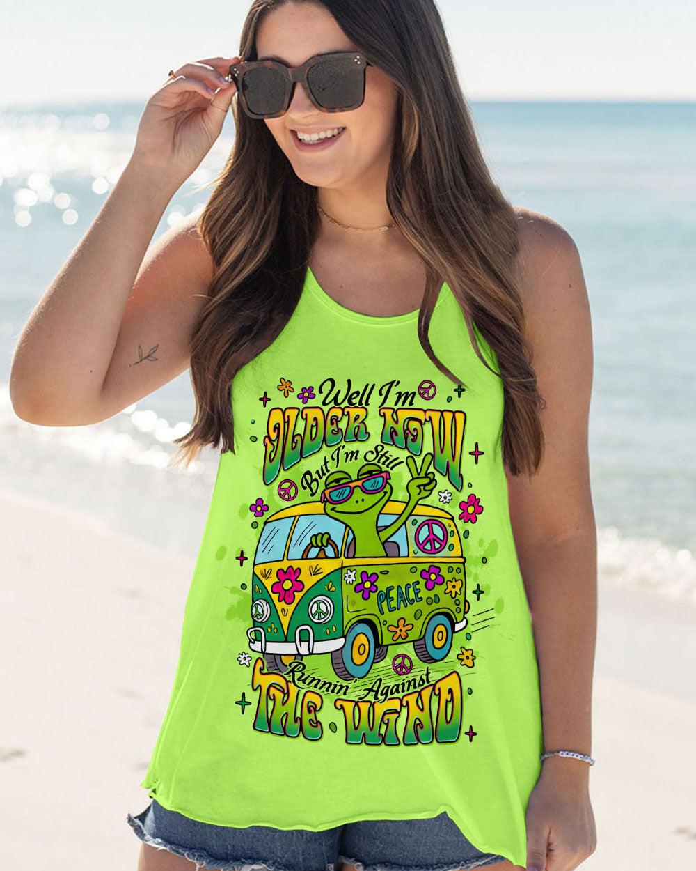 RUNNING AGAINST THE WIND FROG BUS ALL OVER PRINT - TLNT0110243