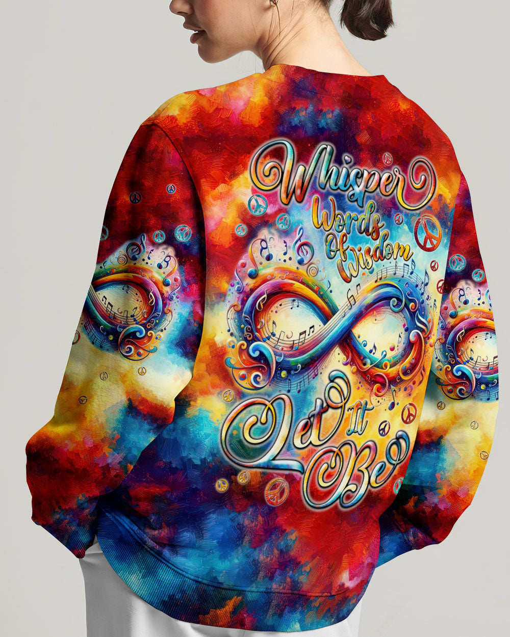 WHISPER WORDS OF WISDOM INFINITY MUSIC ALL OVER PRINT - TLNT0205243
