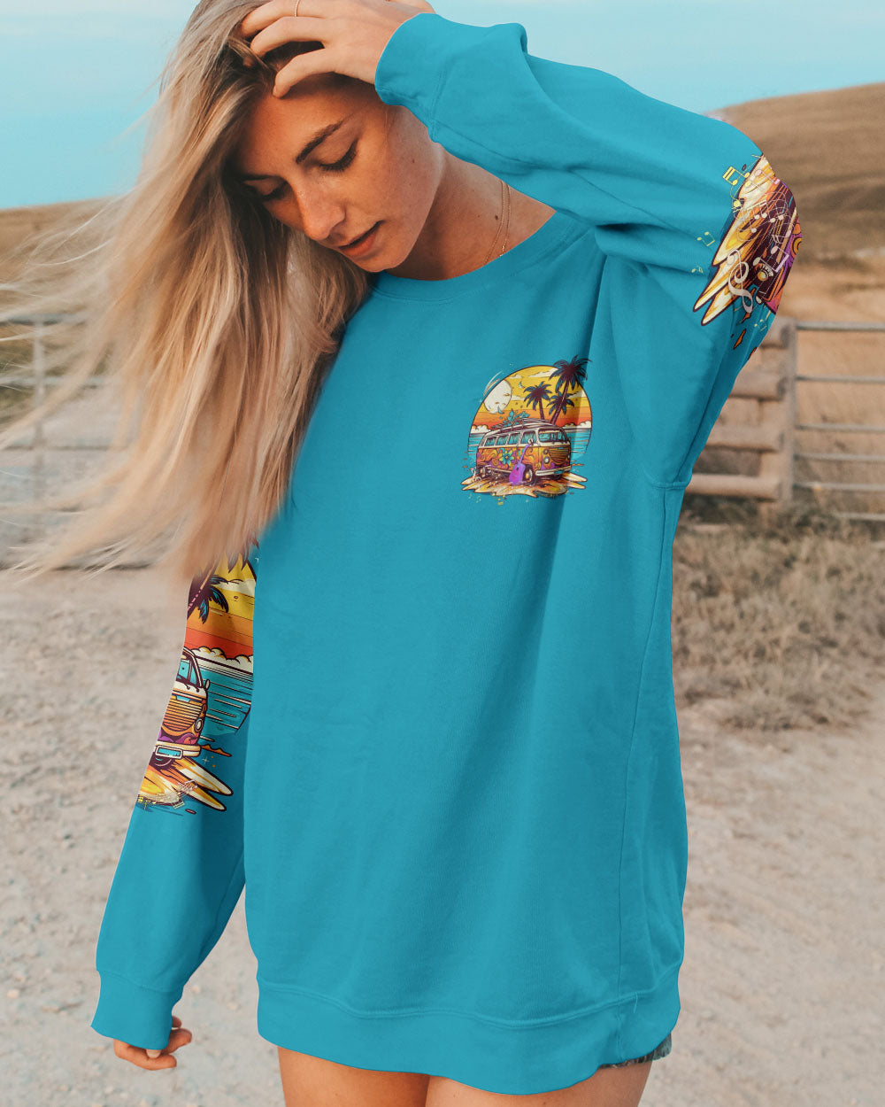 FIND ME WHERE THE MUSIC MEETS THE OCEAN ALL OVER PRINT - TLNT0206231