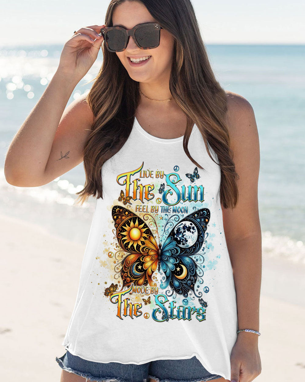 LIVE BY THE SUN BUTTERFLY ALL OVER PRINT - TLNT0208243