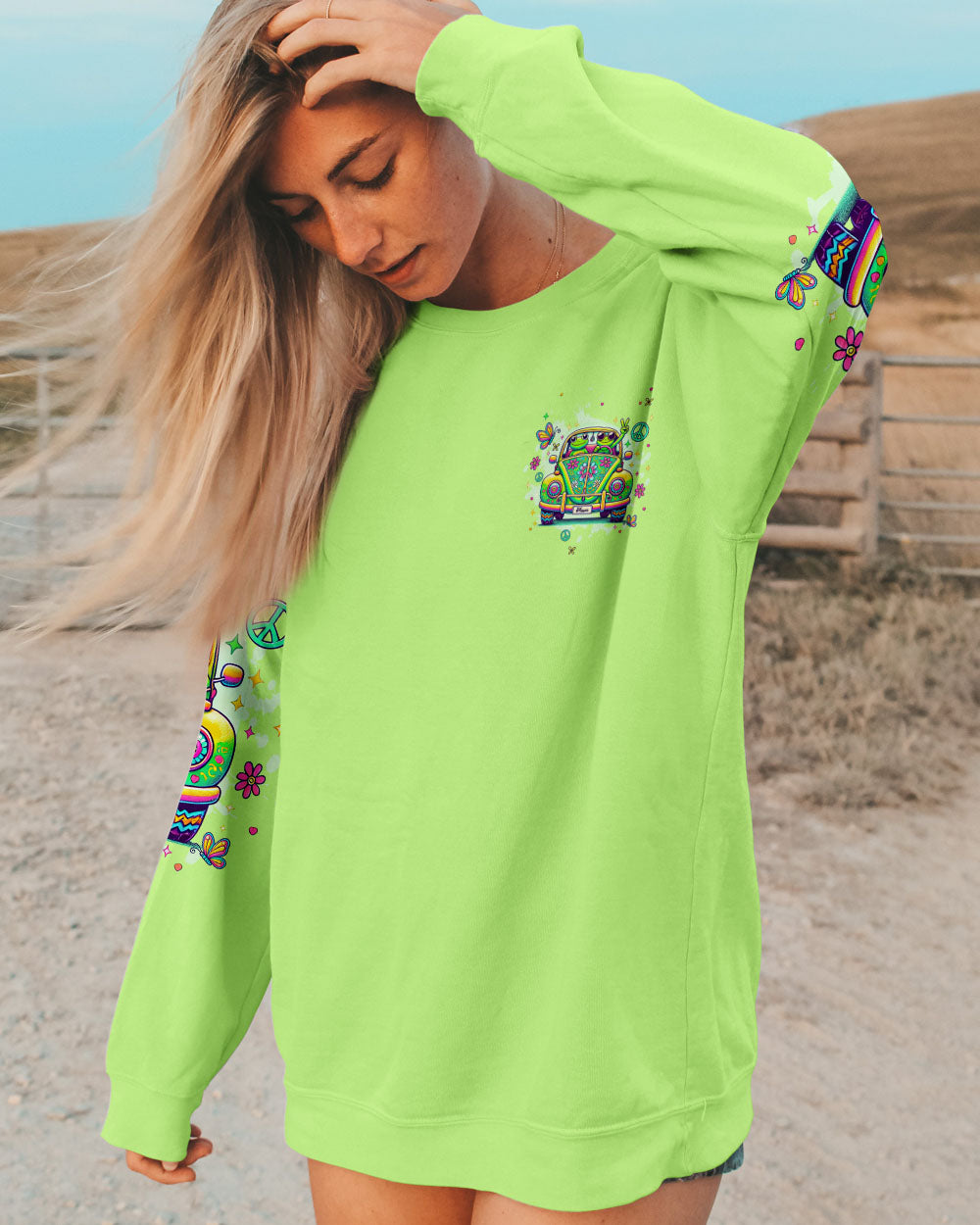 RUNNING AGAINST THE WIND FROG CAR ALL OVER PRINT - TLNT0210243
